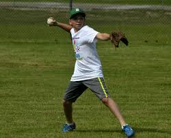 Player throwing ball